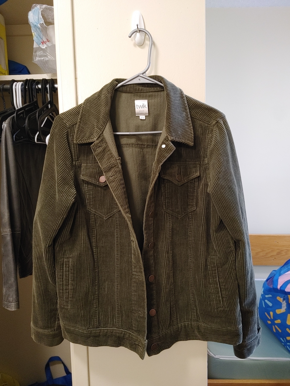 twik Olive Corduroy Jacket